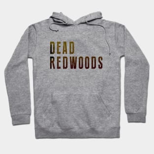 Dead Redwoods - Red, Brown, and Black Logo Hoodie